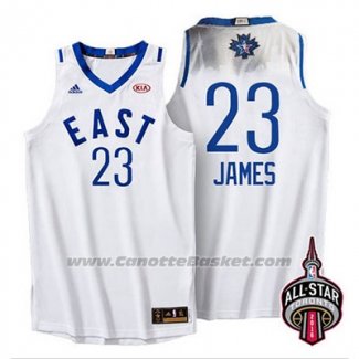 Maglia All Star 2016 Lebron James #23 Bianco