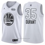Maglia All Star 2018 Golden State Warriors Kevin Durant #35 Bianco