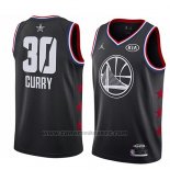 Maglia All Star 2019 Golden State Warriors Stephen Curry #30 Nero