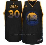 Maglia Ambiente Golden State Warriors Stephen Curry #35 Nero
