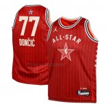 Maglia Bambino All Star 2024 Dallas Mavericks Luka Doncic #77 Rosso