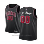 Maglia Bambino Chicago Bulls Personalizzate 17-18 Nero