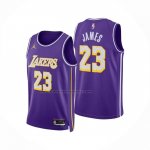 Maglia Bambino Los Angeles Lakers Lebron James No 23 Statement 2025-26 Viola