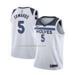 Maglia Bambino Minnesota Timberwolves Anthony Edwards #5 Association 2022-23 Bianco