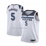 Maglia Bambino Minnesota Timberwolves Anthony Edwards #5 Association 2022-23 Bianco