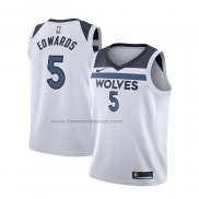 Maglia Bambino Minnesota Timberwolves Anthony Edwards #5 Association 2022-23 Bianco