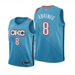 Maglia Bambino Oklahoma City Thunder Alex Abrines #8 Citta Edition 2018-19 Blu