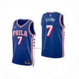 Maglia Bambino Philadelphia 76ers Jaylen Brown No 7 Icon 2025-26 Blu