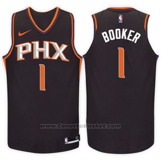 Maglia Bambino Phoenix Suns Devin Booker #1 Statement 2017-18 Nero