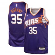 Maglia Bambino Phoenix Suns Kevin Durant #35 Icon 2023-24 Viola