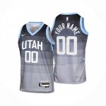 Maglia Bambino Utah Jazz Personalizzate Citta 2025-26 Grigio