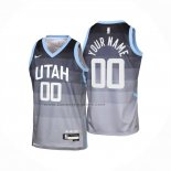 Maglia Bambino Utah Jazz Personalizzate Citta 2025-26 Grigio