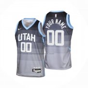Maglia Bambino Utah Jazz Personalizzate Citta 2025-26 Grigio