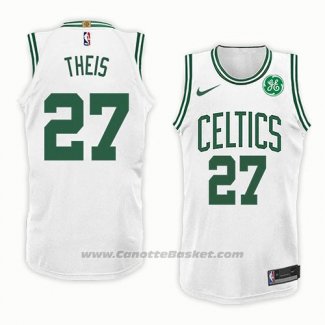 Maglia Boston Celtics Daniel Theis #27 Association 2018 Bianco