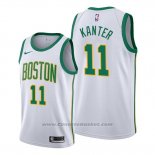 Maglia Boston Celtics Enes Kanter #11 Citta Bianco