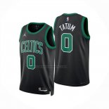 Maglia Boston Celtics Jayson Tatum No 0 Statement 2025-26 Nero