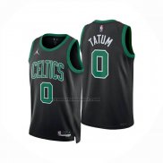 Maglia Boston Celtics Jayson Tatum No 0 Statement 2025-26 Nero