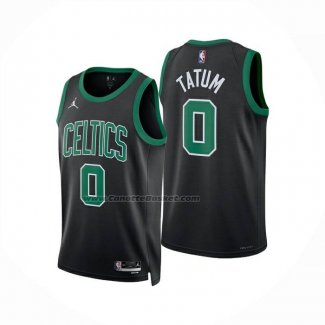 Maglia Boston Celtics Jayson Tatum No 0 Statement 2025-26 Nero