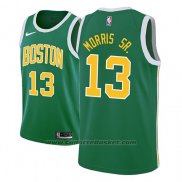 Maglia Boston Celtics Marcus Morris #13 Earned 2018-19 Verde