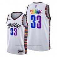 Maglia Brooklyn Nets Allen Crabbe #33 Citta LGBTQ Pride Night 2020 Bianco