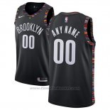 Maglia Brooklyn Nets Personalizzate Citta 2019 Nero