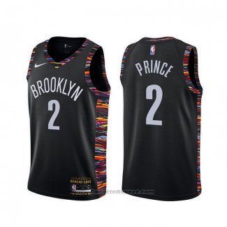 Maglia Brooklyn Nets Taurean Prince #2 Citta Nero