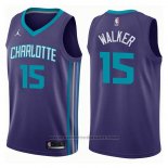 Maglia Charlotte Hornets Kemba Walker #15 Statement 2017-18 Viola