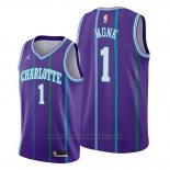 Maglia Charlotte Hornets Malik Monk #1 Classic 2019-20 Viola