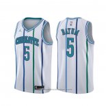 Maglia Charlotte Hornets Nicolas Batum #5 Classic Bianco