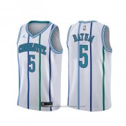 Maglia Charlotte Hornets Nicolas Batum #5 Classic Bianco