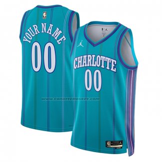 Maglia Charlotte Hornets Personalizzate Classic 2023-24 Verde