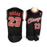 Maglia Chicago Bulls Michael Jordan #23 Retro Nero3