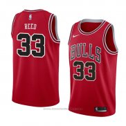 Maglia Chicago Bulls Willie Reed #33 Icon 2018 Rosso