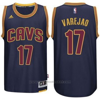 Maglia Cleveland Cavaliers Anderson Varejao #17 2015 Blu