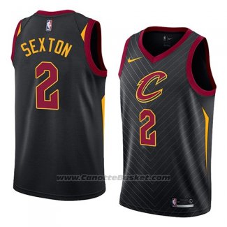 Maglia Cleveland Cavaliers Collin Sexton #2 Statement 2018 Nero