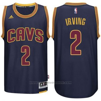 Maglia Cleveland Cavaliers Kyrie Irving #2 Blu
