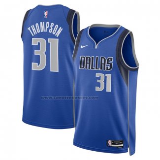 Maglia Dallas Mavericks David Thompson #31 Icon 2023-24 Blu