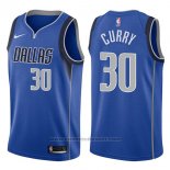 Maglia Dallas Mavericks Seth Curry #30 Icon 2017-18 Blu