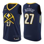 Maglia Denver Nuggets Jamal Murray #27 Citta 2017-18 Blu