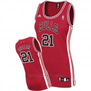 Maglia Donna Chicago Bulls Jimmy Butler #21 Rosso