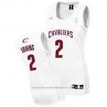 Maglia Donna Cleveland Cavaliers Kyrie Irving #2 Bianco