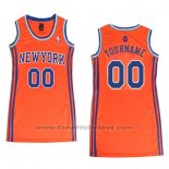 Maglia Donna New York Knicks Personalizzate Arancione