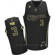 Maglia Elettricita Moda Los Angeles Clippers Chris Paul #3 Nero