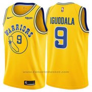 Maglia Golden State Warriors Andre Iguodala #9 Hardwood Classic 2018 Giallo