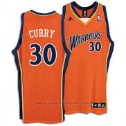 Maglia Golden State Warriors Stephen Curry #30 Retro Arancione