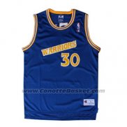 Maglia Golden State Warriors Stephen Curry #30 Retro Blu