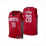 Maglia Houston Rockets Alperen Sengun No 28 Icon 2025-26 Rosso