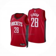 Maglia Houston Rockets Alperen Sengun No 28 Icon 2025-26 Rosso