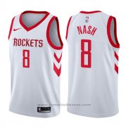 Maglia Houston Rockets Le'bryan Nash #8 Association 2017-18 Bianco