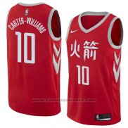 Maglia Houston Rockets Michael Carter-williams #10 Citta 2018 Rosso